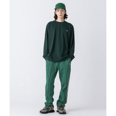 美品☆WAAC☆ゴルフモノグラム柄ジャカードフィットパンツメンズ2(M)茶 美品☆WAAC☆ゴルフモノグラム柄ジャカードフィットパンツメンズ