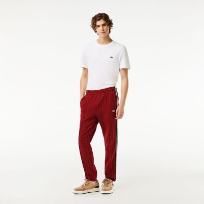 LACOSTE トラックパンツ赤-ブラッキーex sar テラスタルフェス