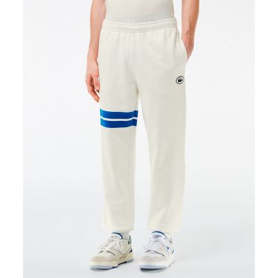 LACOSTE/ラコステ オーガニックコットン 裏パイル アシンメトリーラインスウェットトラックパンツ