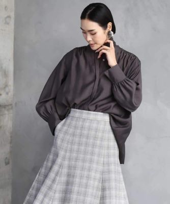 シアーAラインブラウス | MICHEL KLEIN (Women)/ミッシェルクラン