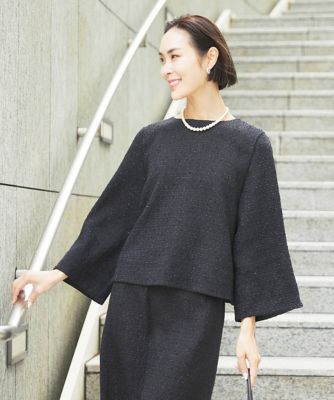 ☆ 新品 OHGA ミックスツイード パターンブラウス ☆ ミックスツイード シャツブルゾン｜トゥモローランド 公式サイト