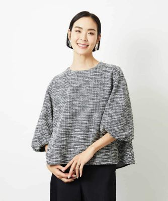 ＜MICHEL KLEIN (Women)＞ツィードライクプルオーバー