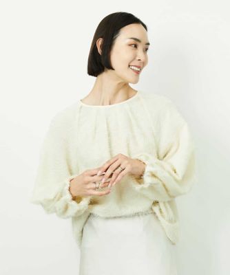 セットアップ対応］袖ボリュームブラウス | MICHEL KLEIN (Women