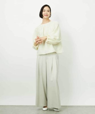 セットアップ対応］袖ボリュームブラウス | MICHEL KLEIN (Women