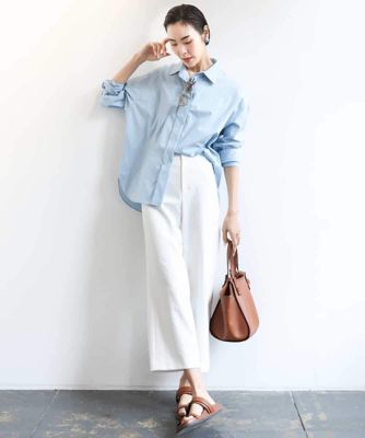MICHEL  / ミッシェルクラン [セットアップ対応]ビックシルエットストライプシャツ セットアップ対応］ビックシルエットストライプシャツ | MICHEL