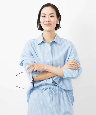 セットアップ対応］ビックシルエットストライプシャツ | MICHEL KLEIN