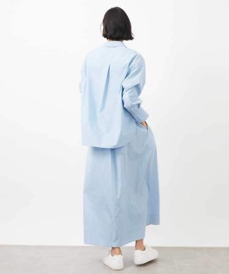 MICHEL  / ミッシェルクラン [セットアップ対応]ビックシルエットストライプシャツ セットアップ対応］ビックシルエットストライプシャツ | MICHEL