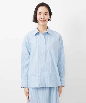 MICHEL  / ミッシェルクラン [セットアップ対応]ビックシルエットストライプシャツ セットアップ対応］ビックシルエットストライプシャツ | MICHEL