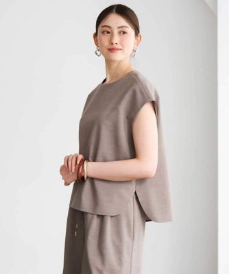 ＜MICHEL KLEIN (Women)＞［セットアップ対応］フレンチスリーブブラウス