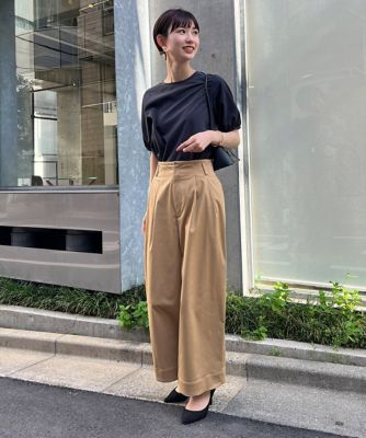 タイプライターパフスリーブブラウス