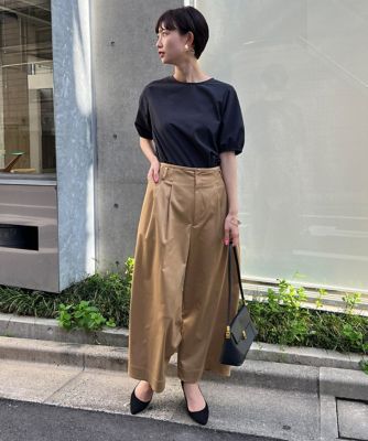 タイプライターパフスリーブブラウス