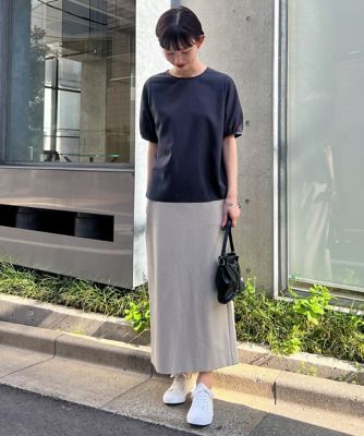 タイプライターパフスリーブブラウス