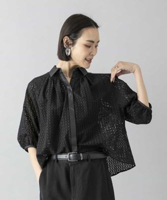 ボーラーレースブラウス | MICHEL KLEIN (Women)/ミッシェルクラン