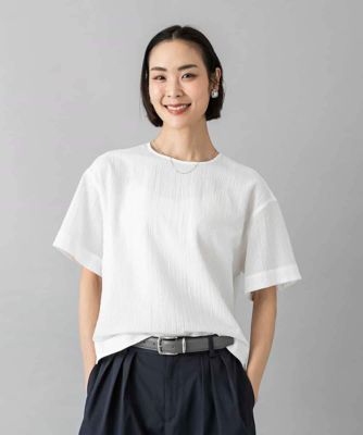 ミッシェルクラン☆フランダースリネン　シャツ Tブラウス | MICHEL KLEIN (Women)/ミッシェルクラン | 三越伊勢丹