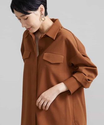 ＜MICHEL KLEIN (Women)＞オーバーサイズＣＰＯブラウス