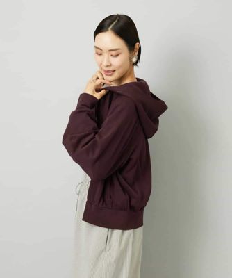 シアー裏毛アクセントラメパーカー | MICHEL KLEIN (Women)/ミッシェル