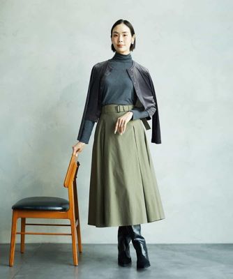 シアーベロアクルーネックカーディガン | MICHEL KLEIN (Women