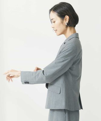 ストレッチテーラードジャケット（セットアップ対応／３サイズあり）