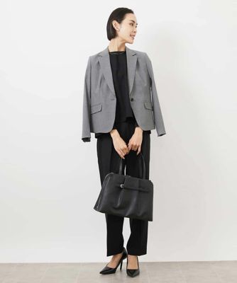 ストレッチテーラードジャケット（セットアップ対応／３サイズあり／裏地なし）