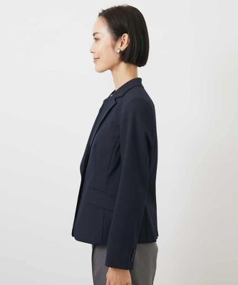 ストレッチテーラードジャケット（セットアップ対応／３サイズあり／裏地なし）
