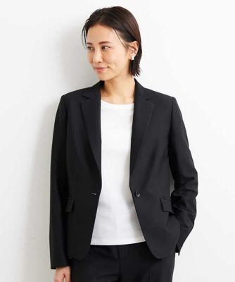 ＜三越伊勢丹/公式＞【SALE】MICHEL KLEIN (Women)/ミッシェルクラン ［PLUS JACKET］バランサーキュラー ブラック94 コート・ジャケット【三越伊勢丹/公式】