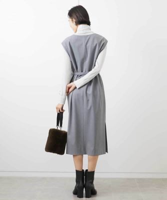 ［機能性素材］Ｖネックミルドワンピース（ＷＥＢ限定カラーあり）