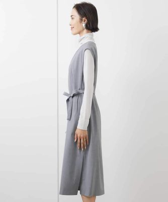 ［機能性素材］Ｖネックミルドワンピース（ＷＥＢ限定カラーあり）