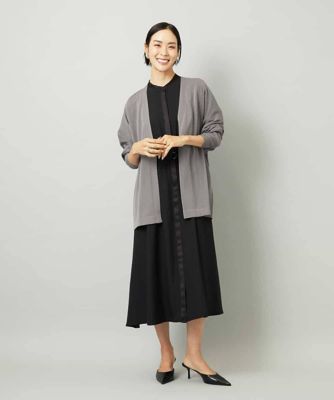 ノーカラーフレアワンピース | MICHEL KLEIN (Women)/ミッシェルクラン