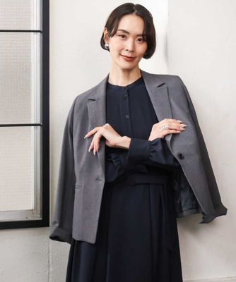 タックフレアベルトワンピース | MICHEL KLEIN (Women)/ミッシェル