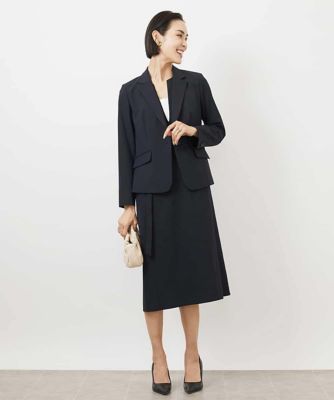 キーネックノースリーブワンピース（セットアップ対応）