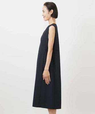 キーネックノースリーブワンピース（セットアップ対応）