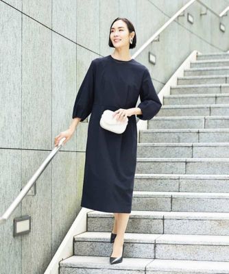 ＜MICHEL KLEIN (Women)＞［オケージョン／セレモニー］スリーブコンシャスワンピース