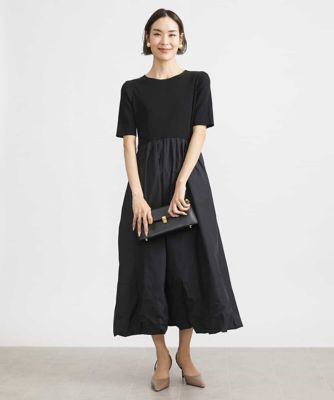 シェリエ　ドッキングバルーンワンピース 新色登場！】一枚でらくちん！ドッキングバルーンワンピース