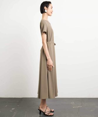 ［接触冷感］Ｖネックフレアワンピース（セットアップ対応）