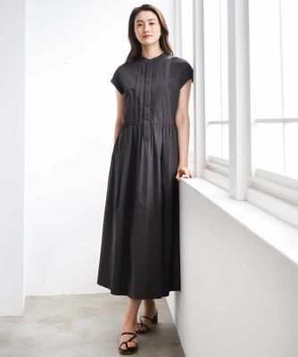 ＜MICHEL KLEIN (Women)＞フレンチスリーブフレアワンピース