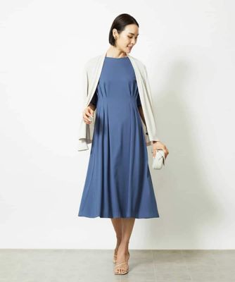 ＜MICHEL KLEIN (Women)＞ストレッチカットワンピース