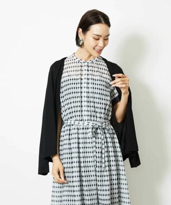 ジオメトリック柄ワンピース | MICHEL KLEIN (Women)/ミッシェルクラン