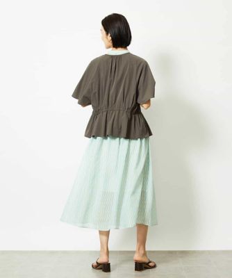 MICHEL  ミッシェルクラン ☆ 幾何柄ワンピース ジオメトリック ミッシェルクラン MICHEL KLEIN ジオメトリック柄ワンピース
