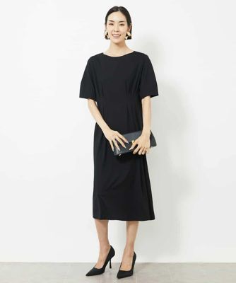 ストレッチカットソーワンピース
