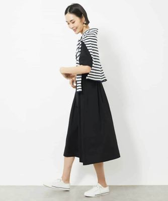 ストレッチカットソーワンピース