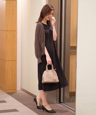 ストレッチカットソーワンピース