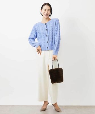 2WAY］ケーブルニットカーディガン | MICHEL KLEIN (Women