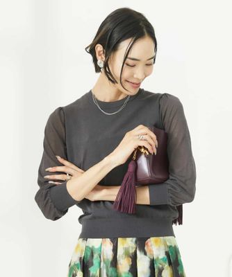 ［ＷＥＢ限定］シアースリーブニット
