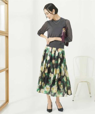 ［ＷＥＢ限定］シアースリーブニット