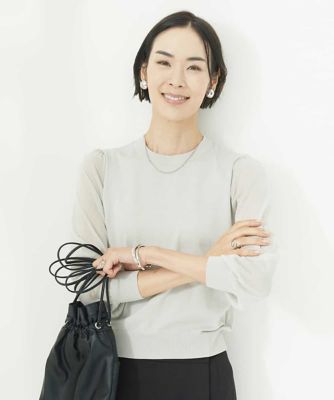 ［ＷＥＢ限定］シアースリーブニット