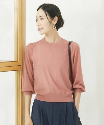 ［ＷＥＢ限定］シアースリーブニット