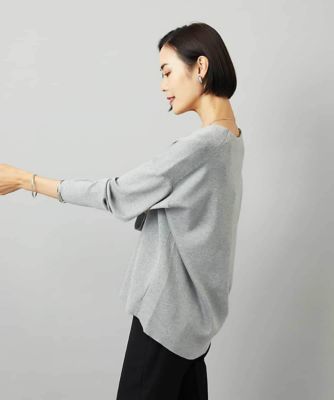 深Vネックニットプルオーバー | MICHEL KLEIN (Women)/ミッシェル