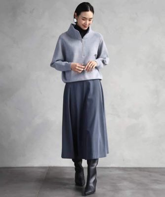 ハーフジップニット | MICHEL KLEIN (Women)/ミッシェルクラン | 三越