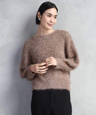 フェザーヤーンラメプルオーバー | MICHEL KLEIN (Women)/ミッシェル