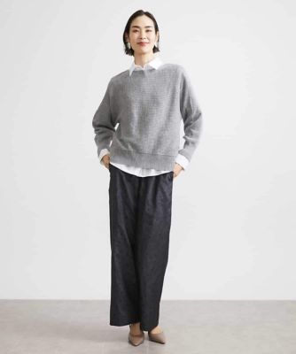 定番人気］ホールガーメント（R）ドルマンスリーブウールニット
